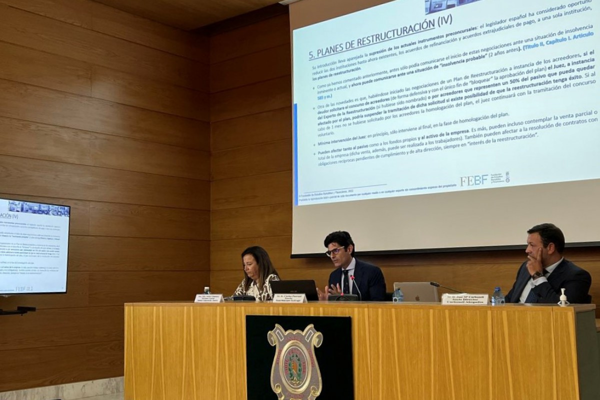 Conferencia de Carlos Pascual: Aplicación práctica de la reforma de la Ley Concursal
