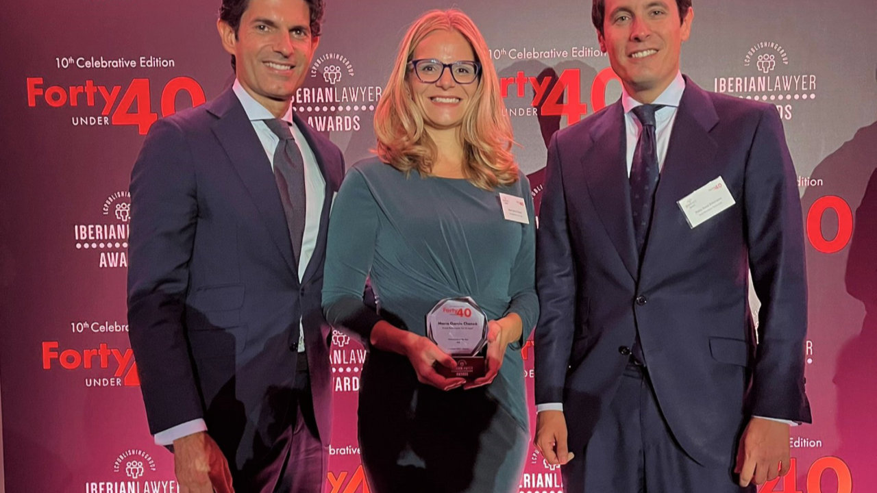 María García Chanzá, premio Iberian Lawyer a la mejor abogada fiscalista de España y Portugal 'under40'. Foto 2