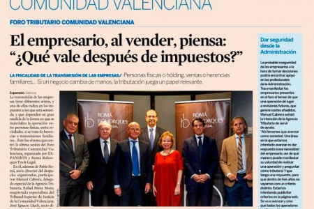 El Foro Tributario organizado por Expansión y RBTL aborda la fiscalidad de la transmisión de empresas